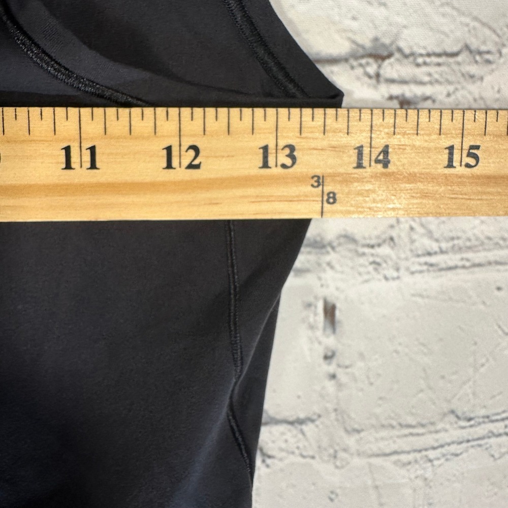 Lululemon Wundermost Bodysuit Black Sleeveless Nulu LW1ES1S Size S/P - Picture 7 of 8